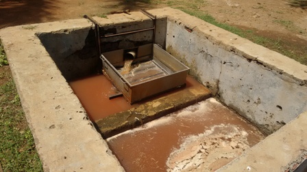 Raw wastewater from slaughterhouse